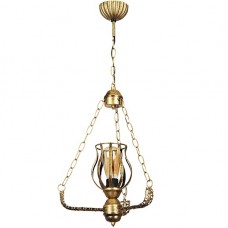 Φωτιστικό Κρεμαστό Μονόφωτο 1xE27 230V Αντικέ 955RUGER1/AN